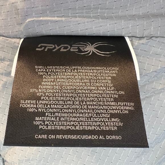 Spyder Black and White Ski Jacket - Picture 10 of 10